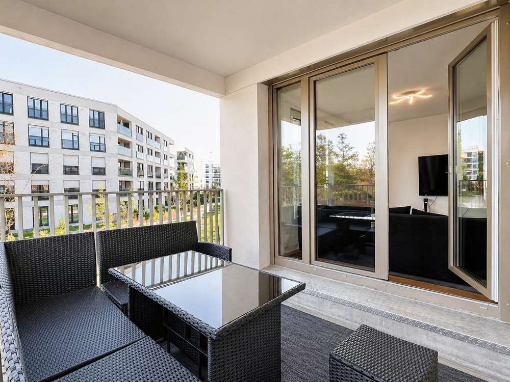 Überdachter Balkon